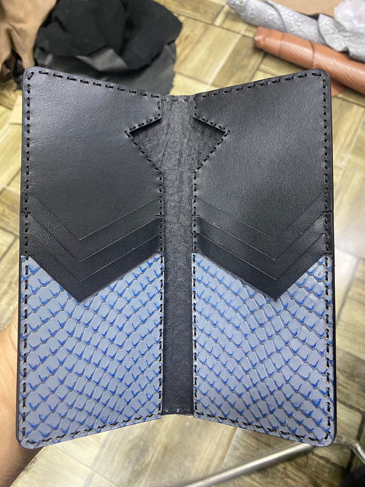 Silver Cobra Long Wallet