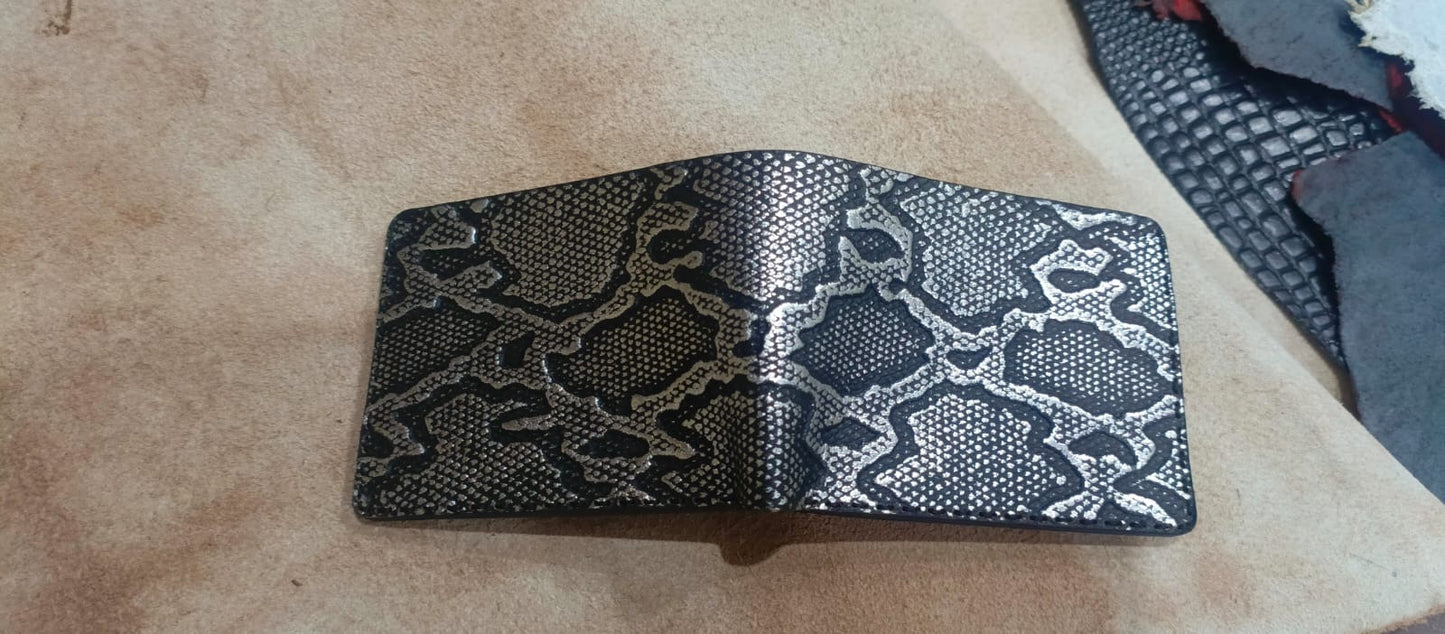 Silver Cobra Bifold Wallet