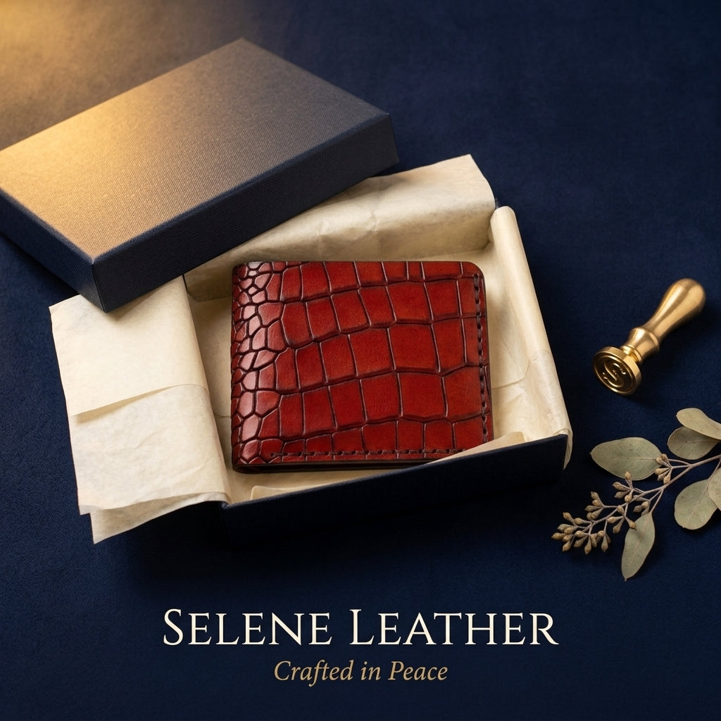 Hermes Snake & Croc — Bifold Wallet