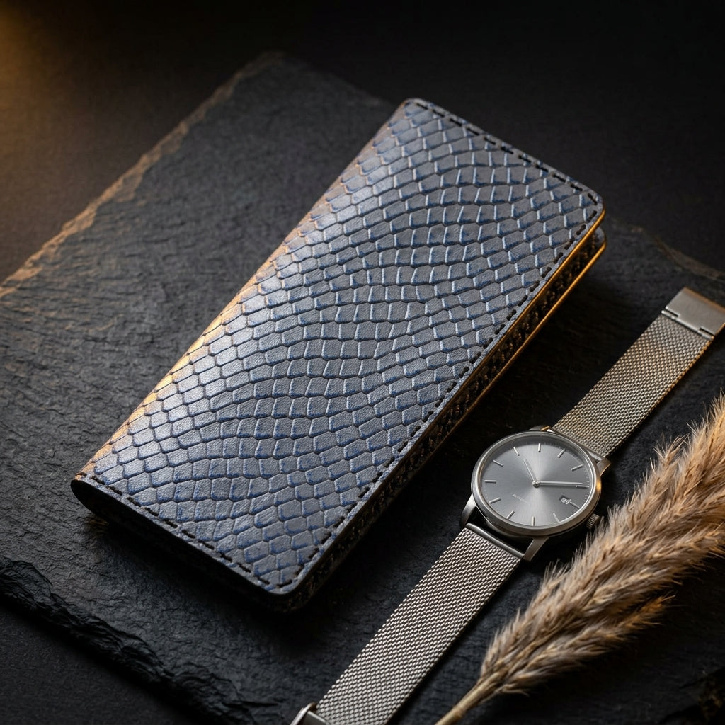 Silver Cobra Long Wallet