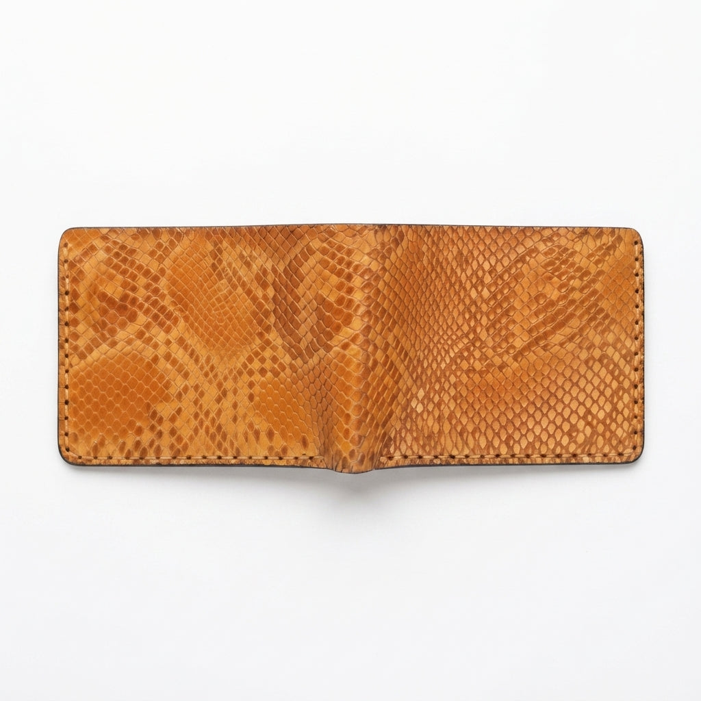 Hermes Snake & Croc — Bifold Wallet