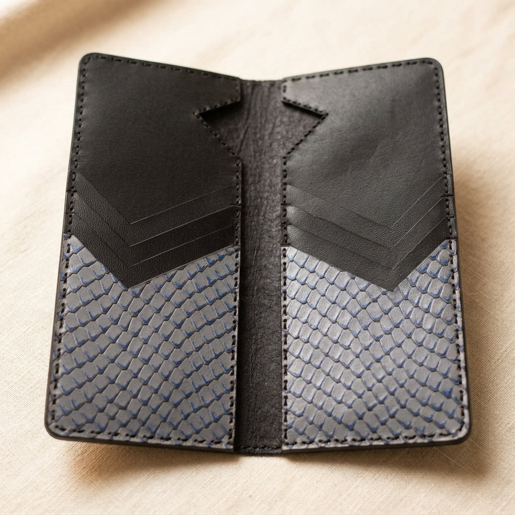 Silver Cobra Long Wallet