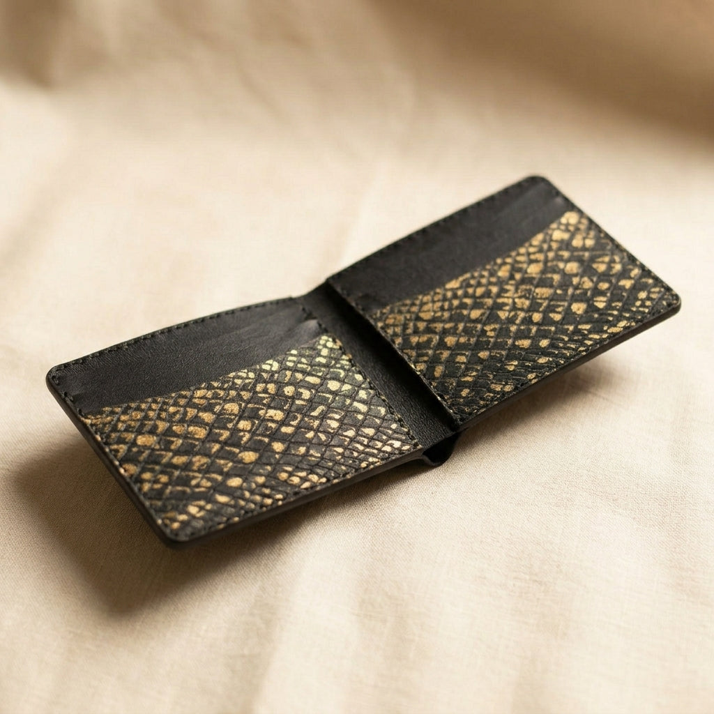 Silver Cobra Bifold Wallet