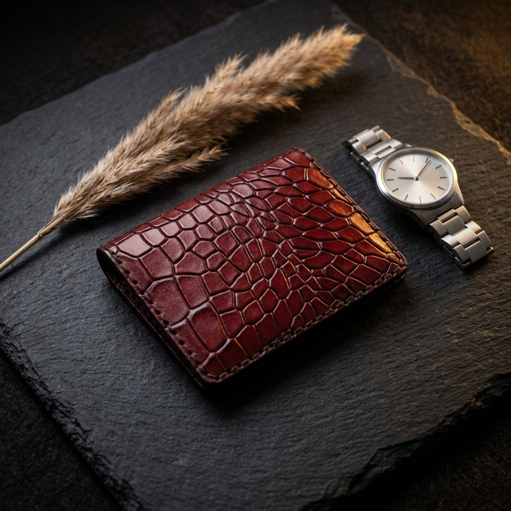 Lyra — Oxblood Croc