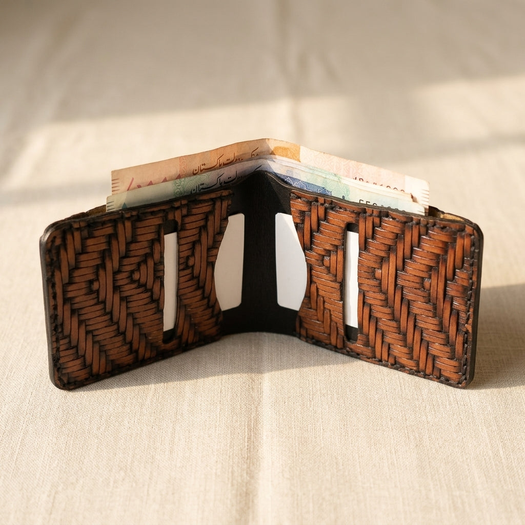 Helios Woven —  Bifold Wallet